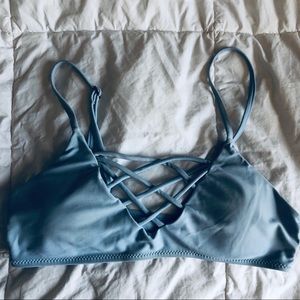 Strappy front bikini top